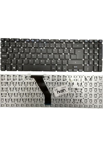 Nion Acer Aspire Vn7-571g-52dk , Aspire Vn7-571g-52zy Notebook Klavye Siyah Tr