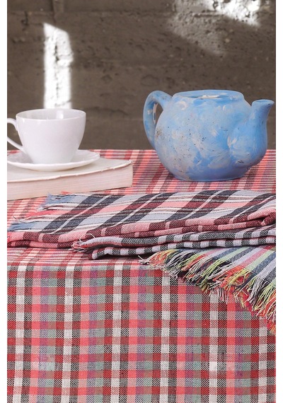 Kara Tezgah Dokuma Otantik Masa Örtüsü 140 x 140 CM 3 Adet