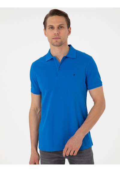 Pierre Cardin Erkek Saks Tişört Basic 50306448-vr045 Saks