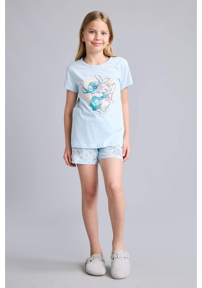 Defacto Dısney Lılo & Stıtch Lisanslı Regular Fıt 2li Pijama Açık Mavi Takımı Kız Çocuk E6241a826smbe773 Mavi-be773 Defacto Dısney Lılo & Stıtch Lisanslı Regular Fıt 2li Pijama Açık Mavi Takımı Kız Çocuk E6241a826smbe773 Mavi-be773