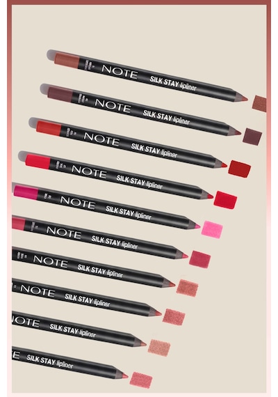 Note Cosmetics Silk Stay Lipliner Suya Dayanıklı İpeksi Dudak Kalemi - 08 Scarlet Red - Kırmızı