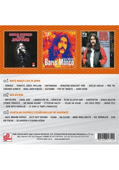 Barış Manço- Arşiv Serisi 5 3 CD