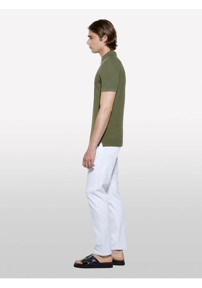 Sisley %100 Pamuk Regular Fit Polo T-shirt Erkek Yeşil Polo - 325p3089s300t
