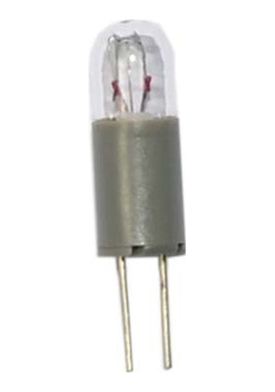 Dipsiz Ampul Kısa Telli Küçük Gri 12V 1 2W 5 Adet