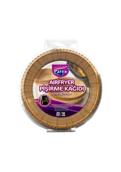 Parex Airfryer Pişirme Kağıdı Hava Fritözü Airfryer Firitözü Airfryer Yağsız Firitöz 25 Adet