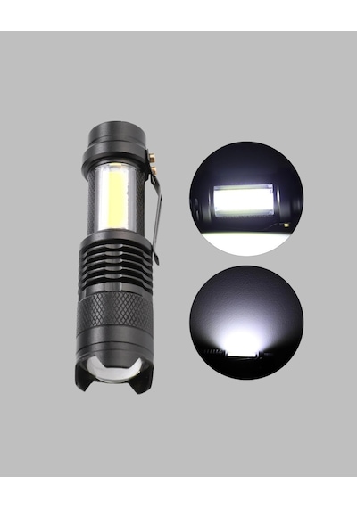Kargo 4 Modlu Usb Şarjlı Led El Feneri Kamp Ve Outdoor Najmaddin Çok Renkli