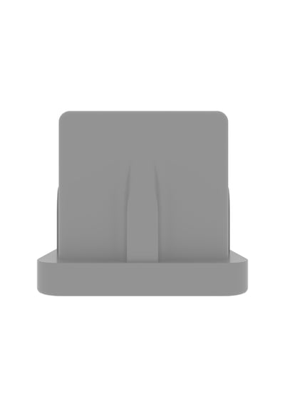Cateksss 20x20 Mm Düz İç Profil Tapası Ral7035 - 10 Lu Paket Siyah