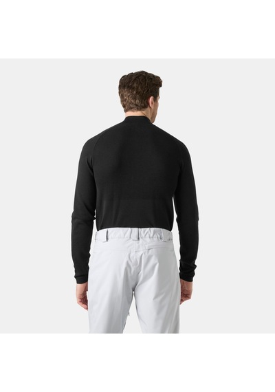 Helly Hansen Lıfa Merıno Knıtevo 1/2 Zıp Termal İçlik Siyah