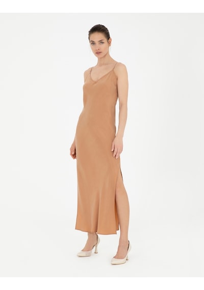 Pierre Cardin Kadın Elbise Dokuma 50273056-vr233 Somon