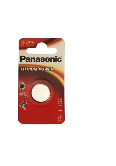 Panasonic CR2016 Cell Power 3V Lityum Düğme Pil