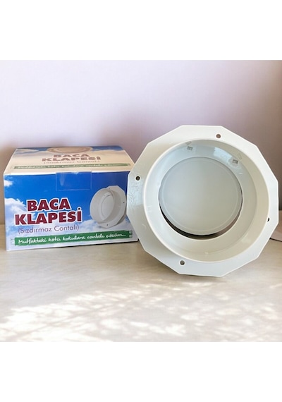 Aspiratör Baca Klapesi Çekvalfi , Davlumbaz Baca Klapesi Koku Önleyici , 2mt Folyo Bant