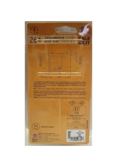 264 Ortak Anahtarlı Tuzaklı 2'li Set Ktbs + Ktbsm Kilit Göbeği, Tuzaklı Silindir 2'li Set, Barel 68 Mm, Nikel Genel