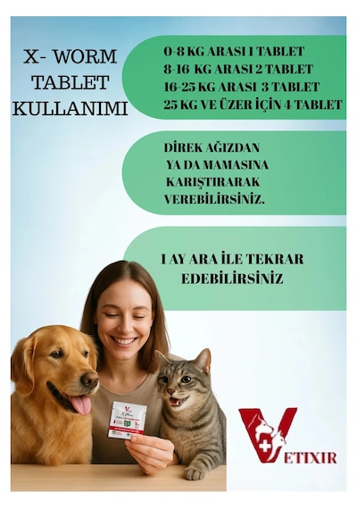Kedi Ve Köpek İç Dış Bit Pire Bitkisel 1 Damla Ve 1 Tablet Paketi