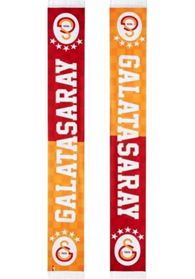 Galatasaray Şal Atkı Lazer Kutu Kırmızı
