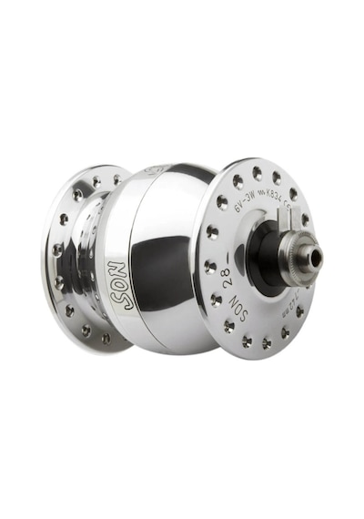 Shimano Son 28 Dinamo Göbek V-fren 6v 3.0watt 36d Qr Gümüş Siyah
