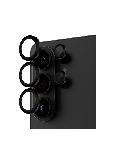 Panzerglass Hoops Samsung Uyumlu Galaxy S26 Ultra Siyah Kamera Lens Koruyucu