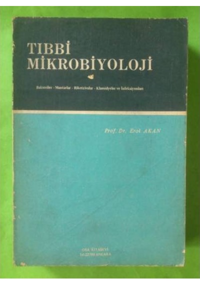 Tıbbi Mikrobiyoloji-Bakteriler -Mantarlar 1986 Yılı Basım