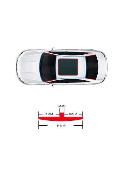 Universal Kenar Fitili, Bantli Pvc Conta, Ön Arka Cam Sunro... 492417829