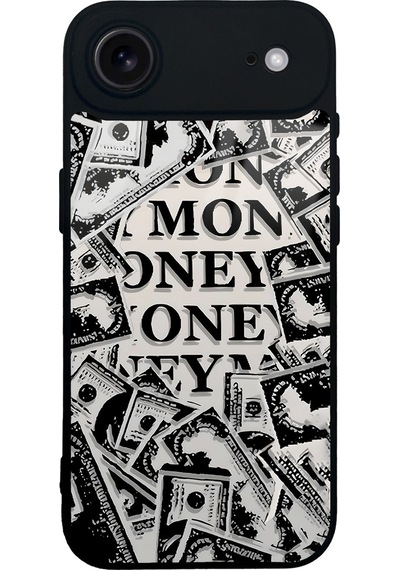 Apple Uyumlu iPhone 17 Air Money Tasarımlı Glossy Telefon Kılıfı Çok Renkli