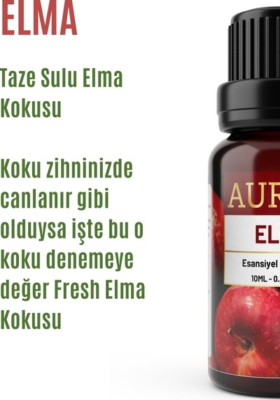 Auran Elma Esansiyel Uçucu Yağı 10 ML