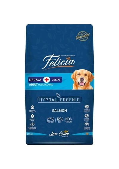 Somon Balıklı Düşük Tahıllı Hipoalerjenik Yetişkin Köpek Maması 15 Kg