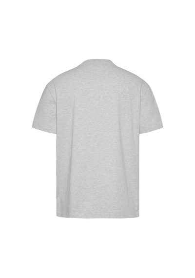 Tommy Hilfiger Erkek Marka Logolu Organik Pamuklu Bisiklet Yakalı Günlük Kullanıma Uygun Gri T-shirt Dm0dm20744 Pj4