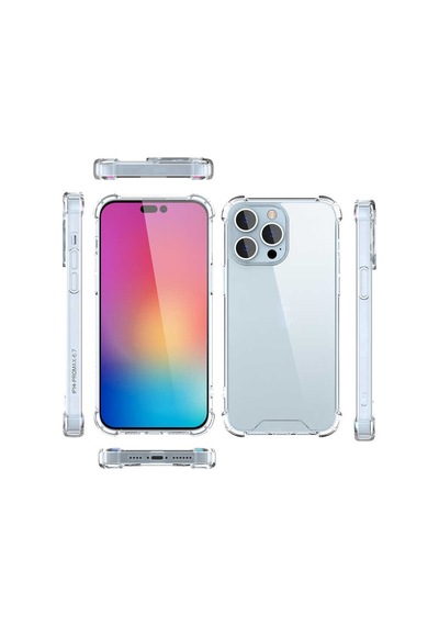 Apple Uyumlu iPhone 14 Pro Max Kilif Seffaf Nitro Anti Shock Kapak 560977633