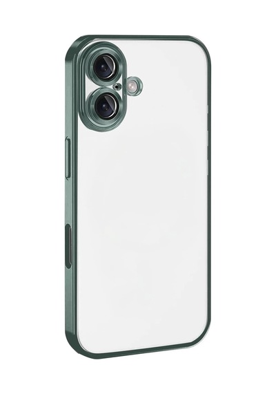 Durukar Apple, Uyumlu iPhone 17 Lensli Silikon - Yeşil