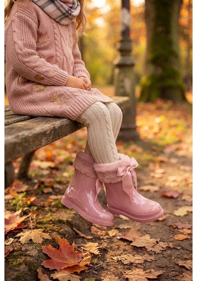 Igor Cc333 010 Bimbi Soft Borrego Pembe Çocuk Yağmur Çizmesi