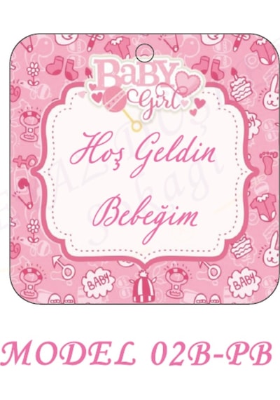 Beyazdüşlersokağı Şekilli Etiket (25 Ad) Bebek Süsü,Doğum Günü (Etk-02B).