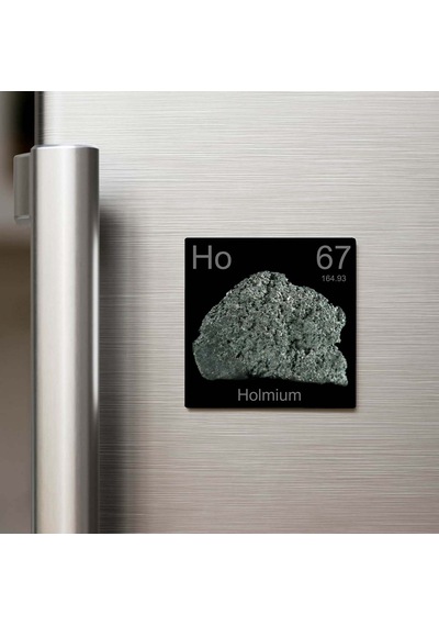Holmium Holmiyum Elementi Buzdolap Magneti 9x9 Cm