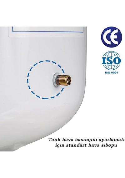 Su Arıtma Cihazı Metal Genleşme Su Tankı Su Arıtma Deposu 12 Lt V