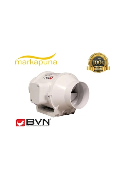 Bvn Bahçıvan Bmfx 125 Yuvarlak 12 Cm 248 M³/H Kanal Fanı
