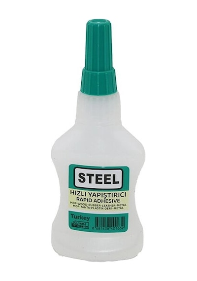 24 Adet Wincell Steel Hızlı Yapıştırıcı 37gr Mdf-ahşap-metal-plastik-deri Bx40