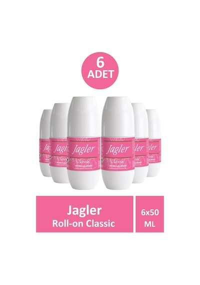 Jagler Classic Bayan Koltuk Altı Rollon 50 Ml 6 Adet