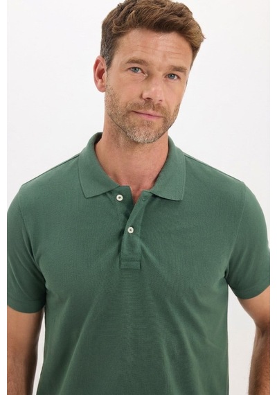 Tudors Erkek Slim Fit Dar Kesim Premium Seri %100 Pamuk Yumuşak Dokulu Merserize Yeşil Polo Yaka Tişört-50917 Tudors Erkek Slim Fit Dar Kesim Premium Seri %100 Pamuk Yumuşak Dokulu Merserize Yeşil Polo Yaka Tişört-50917