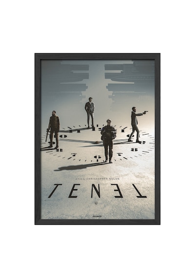 Tenet Siyah Ahşap Çerçeveli Poster, Film Duvar Tablosu