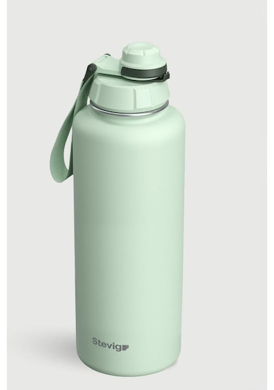 Stevig 1 Hand Leak-proof Sızdırmaz Çelik Termos 1500 Ml Smoke Green St-256 Yeşil