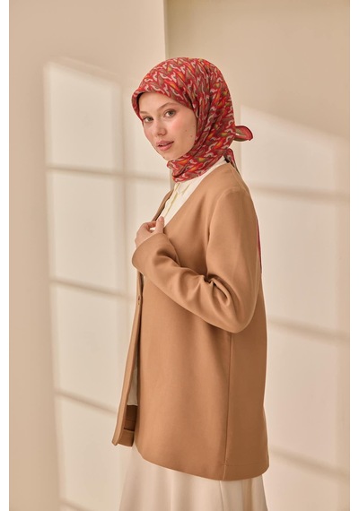 Silk Home Aura Eşarp 140006-06 Koyu Kırmızı, Zeytin Yeşili, Vizon, Pembe, Asit