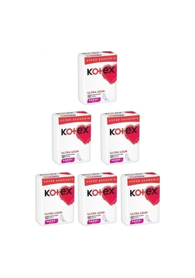 Kotex Ultra Quadro Süper Eko Uzun 6 x 18'li