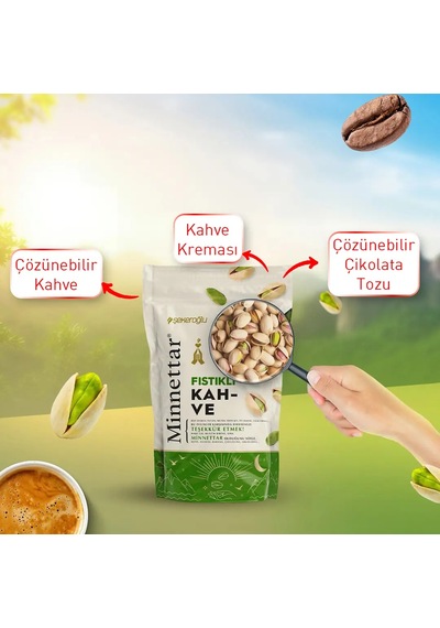 Minnettar Fıstıklı Kahve 165 Gr Geleneksel