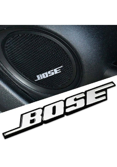 Bose Hoparlör Logo Amblem 1 Set 2 Parça Yapıştırmalı Model