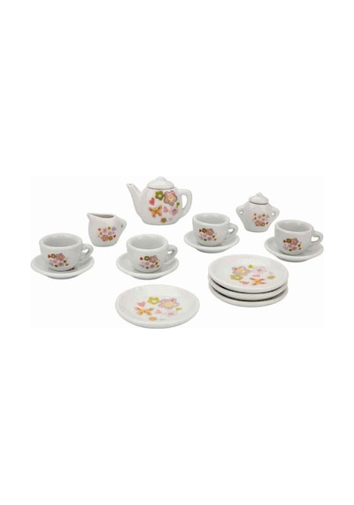 2168 Çay Seti 17 Prç Pors 4a Pembe