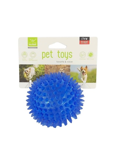 Nunbell Suda Batmaz Termoplastik Kirpi Top Köpek Oyuncağı 10 Cm 1 Adet