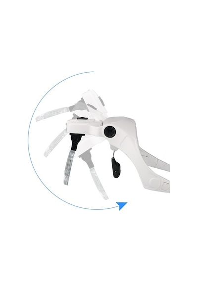 Urbannest Lens 1.0x-3.5x Ayarlanabilir Braket Kafa Bandı Gözlük Büyüteç 2 Led Işıklı Büyüteç Aracı, Görüşü İyileştirin