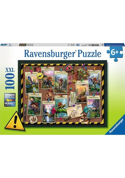 Ravensburger Puzzle 100 Parça Dinosaurs 108680