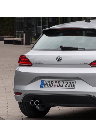 Dk Tuning Vw Volkswagen Scirocco Mk3 Bagaj Krom Yazı Logo Arma -