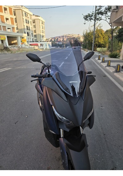 Motocam Yamaha Xmax Ön Cam 2018-2022 Model 65cm Füme Renkli 4mm