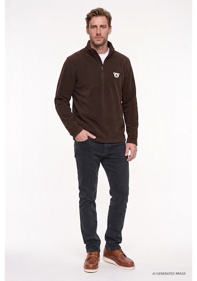 Ac&Co / Altınyıldız Classics Erkek Kahverengı Anti-pilling Tüylenme Yapmayan Soğuk Geçirmez Standart Fit Bato Yaka Sweatshirt Polar Kahverengi Ac&Co / Altınyıldız Classics Erkek Kahverengı Anti-pilling Tüylenme Yapmayan Soğuk Geçirmez Standart Fit Bato Yaka Sweatshirt Polar Kahverengi