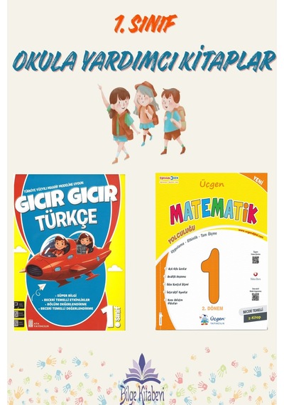 1. Sınıf 2.dönem Matematik Yolcuğu + Gıcır Gıcır Türkçe